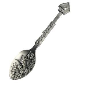Birds & Blooms Hummingbird Spoon Floral 1996 Reiman 4.25” Birdhouse 3D Flowers